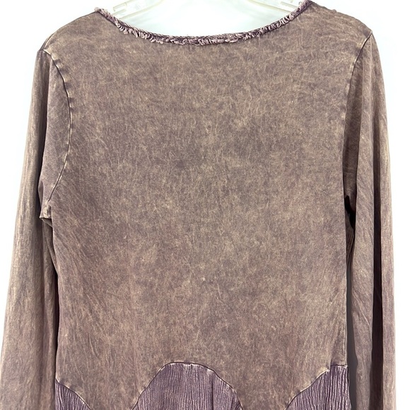 altar’d state scoop, neck, long sleeve, bohemian style top SZ M - Picture 4 of 10